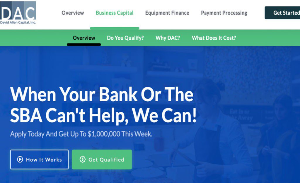 David Allen Capital-SoFlo Funding-Get the best business funding available for your business, start up or investment. 0% APR credit lines and credit line available. Unsecured lines of credit up to 200K. Quick approval and funding.